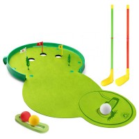 Educational preschool golfer sports outdoor toy golf club set game for kids