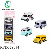 Wholesale metal pull back and free wheel school bus die cast vehicle toy